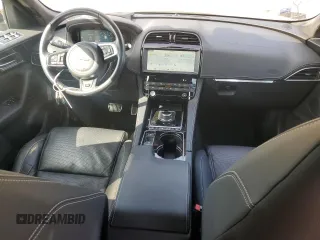 2017 Jaguar F-Pace S with VIN SADCM2BV6HA098113, listed as a Copart auction lot 61690495 with 54,500 mi miles and Salvage title. Bid and sale history available at DreamBid. Image 8.