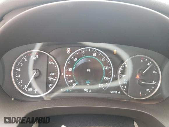 2017 Buick LaCrosse Premium with VIN 1G4ZR5SS2HU160325, listed as a Copart auction lot 57758315 with 58,733 mi miles and Salvage title. Bid and sale history available at DreamBid. Image 9.