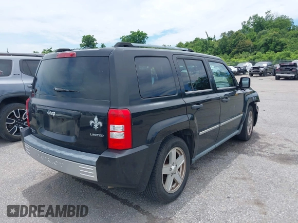2008 Jeep Patriot Limited with VIN 1J8FT48W78D575954, listed as a IAAI auction lot 42357274 with 102,687 mi miles and . Bid and sale history available at DreamBid. Image 4.