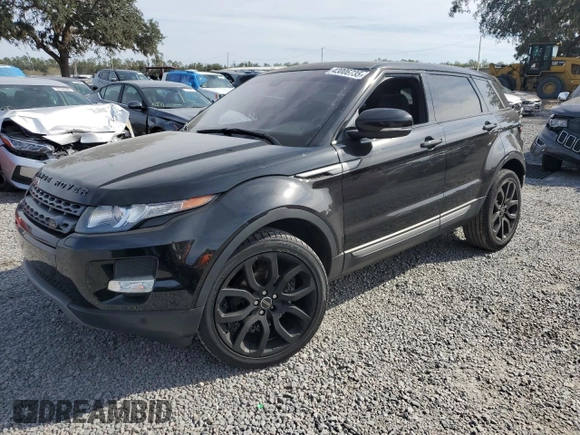 2013 Land Rover Range Rover Evoque Pure Plus with VIN SALVP2BGXDH765448, listed as a Copart auction lot 43006735 with 48,557 mi miles and Non Repairable. Bid and sale history available at carsss.com. Image 1.