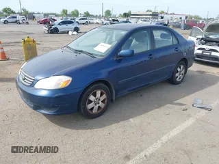2004 Toyota Corolla CE with VIN JTDBR38E042034109, listed as a IAAI auction lot 42054614 with 162,116 mi miles. Bid and sale history available at carsss.com. Image 2.