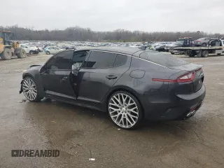 2021 Kia Stinger GT-Line with VIN KNAE15LA0M6088861, listed as a Copart auction lot 44273725 with 67,389 mi miles and Salvage Title. Bid and sale history available at DreamBid. Image 2.