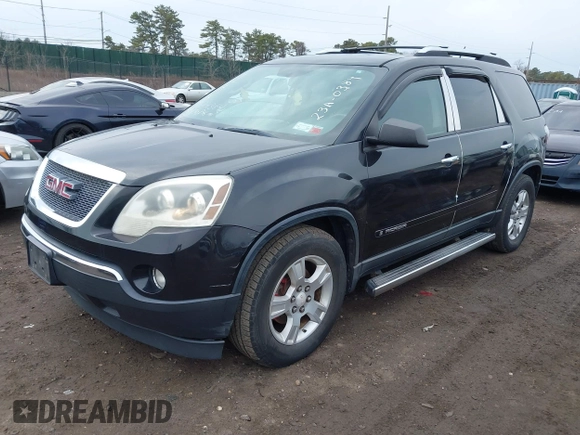 2008 GMC Acadia SLE1 with VIN 1GKEV13718J302154, listed as a IAAI auction lot 41614384 with 130,846 mi miles. Bid and sale history available at carsss.com. Image 2.