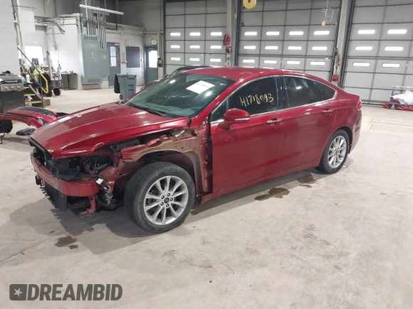 2017 Ford Fusion SE with VIN 3FA6P0HD2HR156040, listed as a IAAI auction lot 41718093 with 48,118 mi miles. Bid and sale history available at carsss.com. Image 2.