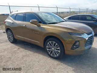 2019 Chevrolet Blazer Premier with VIN 3GNKBFRS5KS703610, listed as a IAAI auction lot 40857704 with 30,779 mi miles. Bid and sale history available at carsss.com. Image 1.