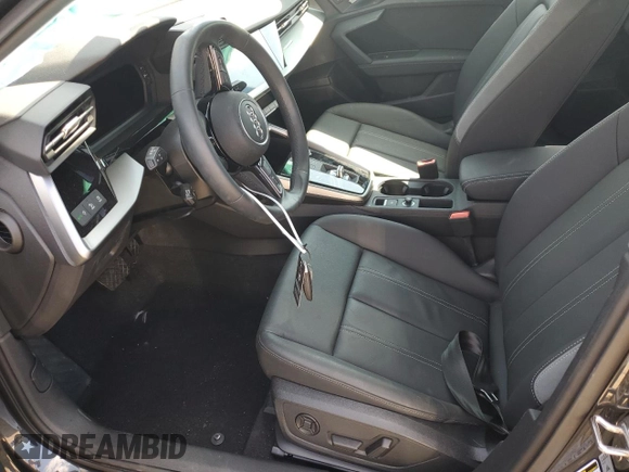 2023 Audi A3 Premium with VIN WAUAUDGY9PA035911, listed as a Copart auction lot 69092863 with 4,661 mi miles. Bid and sale history available at carsss.com. Image 7.