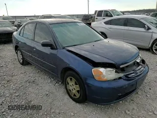 2003 Honda Civic LX with VIN 1HGES16553L023044, listed as a Copart auction lot 50817205 with 231,232 mi miles and Salvage Title. Bid and sale history available at DreamBid. Image 10.