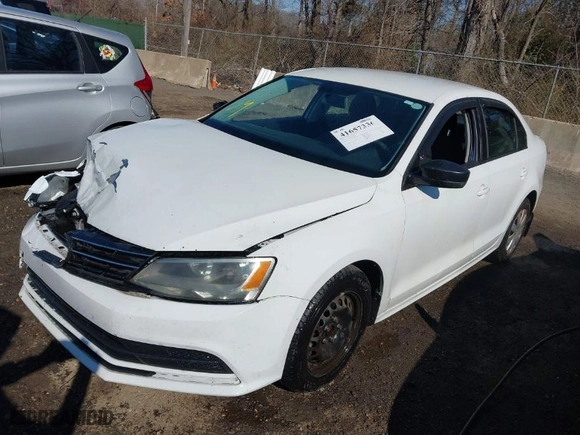 2016 Volkswagen Jetta Sedan 1.4T S w/Technology with VIN 3VW267AJ3GM319873, listed as a IAAI auction lot 41657336 with NaN miles. Bid and sale history available at carsss.com. Image 2.