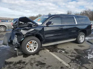 2015 Chevrolet Suburban LT z VIN 1GNSCJKC4FR555333, wystawiony jako Copart lot #86205684 z przebiegiem 280 643 mil mil oraz Szkoda całkowita • Salvage title. Historia ofert i sprzedaży dostępna na DreamBid. Obrazek 1.