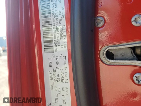 2020 Ram 1500 Tradesman with VIN 1C6RR6FG0LS121521, listed as a Copart auction lot 87486624 with 56,563 mi miles and Salvage title. Bid and sale history available at DreamBid. Image 12.
