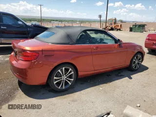 2018 BMW 2 Series 230i xDrive with VIN WBA2K1C54JVD41373, listed as a Copart auction lot 63321134 with 25,412 mi miles and Salvage Title. Bid and sale history available at carsss.com. Image 3.