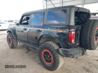 2022 Ford Bronco with VIN 1FMEE5DP5NLB31700, listed as a IAAI auction lot 41501402 with 50,538 mi miles. Bid and sale history available at carsss.com. Image 3.