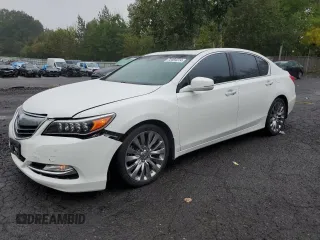 2016 Acura RLX Advance Pkg with VIN JH4KC1F96GC000085, listed as a Copart auction lot 73404314 with 18,419 mi miles and Salvage Title. Bid and sale history available at carsss.com. Image 1.