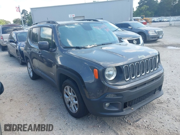 2018 Jeep Renegade Latitude with VIN ZACCJABB6JPJ47186, listed as a IAAI auction lot 42566363 with 182,404 mi miles and . Bid and sale history available at DreamBid. Image 1.