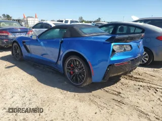 2016 Chevrolet Corvette Z06 3LZ with VIN 1G1YU3D65G5600476, listed as a Copart auction lot 74368294 with 0 mi miles and Salvage Title. Bid and sale history available at carsss.com. Image 2.