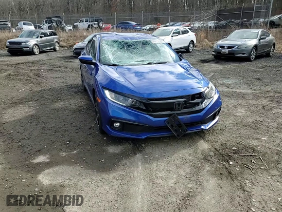 2019 Honda Civic Sedan Sport with VIN 2HGFC2F84KH536508, listed as a Copart auction lot 49632985 with 41,012 mi miles and Salvage Title. Bid and sale history available at carsss.com. Image 11.