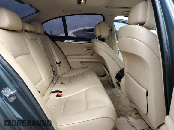 2011 BMW 5 Series 528i with VIN WBAFR1C55BC750294, listed as a Copart auction lot 52943035 with 137,909 mi miles and Salvage Title. Bid and sale history available at carsss.com. Image 10.