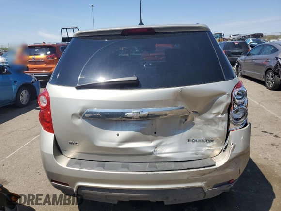 2014 Chevrolet Equinox LS with VIN 2GNFLEEK1E6347822, listed as a Copart auction lot 54272895 with 150,813 mi miles and Salvage Title. Bid and sale history available at DreamBid. Image 6.