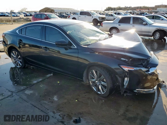 2019 Mazda 6 Grand Touring Reserve with VIN JM1GL1WY0K1502917, listed as a Copart auction lot 46403895 with 44,636 mi miles and Salvage Title. Bid and sale history available at DreamBid. Image 4.