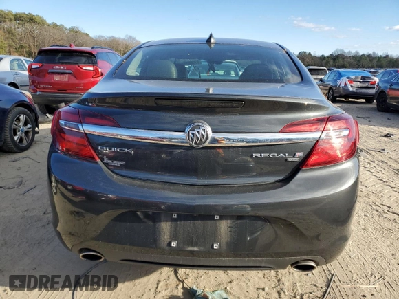 2016 Buick Regal with VIN 2G4GL5EX0G9169892, listed as a Copart auction lot 82002154 with 91,263 mi miles and Salvage Title. Bid and sale history available at DreamBid. Image 6.