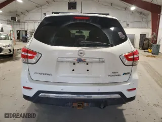 2014 Nissan Pathfinder Platinum Hybrid with VIN 5N1CR2MM2EC645763, listed as a Copart auction lot 52005625 with 155,386 mi miles and Clean Title. Bid and sale history available at carsss.com. Image 6.