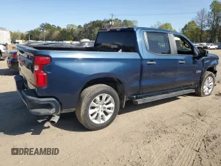 2020 Chevrolet Silverado 1500 Custom with VIN 1GCPWBEH5LZ106046, listed as a Copart auction lot 50284605 with 186,847 mi miles and Salvage Title. Bid and sale history available at carsss.com. Image 3.