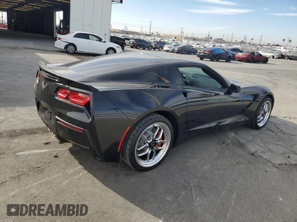 2016 Chevrolet Corvette Z51 1LT with VIN 1G1YH2D7XG5121848, listed as a Copart auction lot 84236794 with 61,516 mi miles and Salvage Title. Bid and sale history available at carsss.com. Image 3.