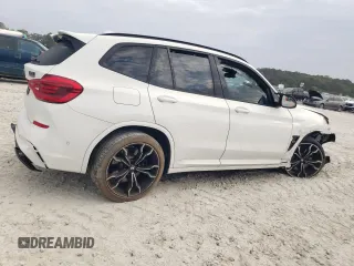 2021 BMW X3 M with VIN 5YMTS0C04M9G57284, listed as a Copart auction lot 79072684 with 0 mi miles and Salvage Title. Bid and sale history available at carsss.com. Image 3.