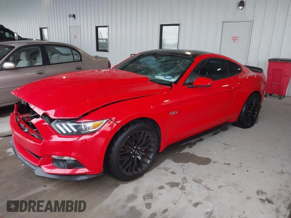 2016 Ford Mustang GT with VIN 1FA6P8CF5G5276410, listed as a IAAI auction lot 41327862 with 92,041 mi miles. Bid and sale history available at carsss.com. Image 17.