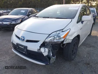 2015 Toyota Prius Four with VIN JTDKN3DU9F0471369, listed as a IAAI auction lot 41725887 with 161,489 mi miles. Bid and sale history available at carsss.com. Image 6.
