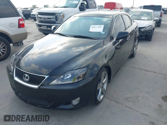 2008 Lexus IS 250 with VIN JTHBK262X85069931, listed as a IAAI auction lot 42077107 with 189,961 mi miles. Bid and sale history available at carsss.com. Image 2.