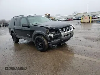 2006 Ford Explorer XLT with VIN 1FMEU63E36UB25284, listed as a Copart auction lot 51460415 with 288,107 mi miles and Salvage title. Bid and sale history available at DreamBid. Image 11.