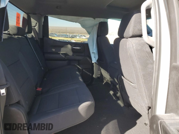 2023 Chevrolet Silverado 1500 Custom with VIN 3GCPDBEK7PG159113, listed as a Copart auction lot 89026075 with 27,447 mi miles and Salvage Title. Bid and sale history available at DreamBid. Image 10.