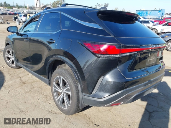 2023 Lexus RX 350 with VIN 2T2BAMBAXPC005107, listed as a IAAI auction lot 42287535 with 51,672 mi miles and . Bid and sale history available at DreamBid. Image 3.