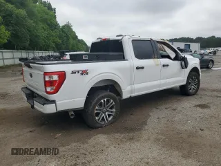 2022 Ford F-150 XL with VIN 1FTFW1E58NKD55917, listed as a Copart auction lot 54218595 with 64,488 mi miles and Salvage title. Bid and sale history available at DreamBid. Image 3.
