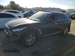 2013 Infiniti FX with VIN JN8CS1MW4DM170389, listed as a Copart auction lot 89273785 with 123,606 mi miles and Salvage Title. Bid and sale history available at carsss.com. Image 1.