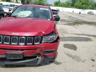 2018 Jeep Compass Sport с VIN 3C4NJCAB5JT214989, выставлен на аукционе Copart как лот 56196655 с пробегом 95 963 миль миль и Списание • Salvage title. История ставок и продаж доступна на DreamBid. Изображение 14.