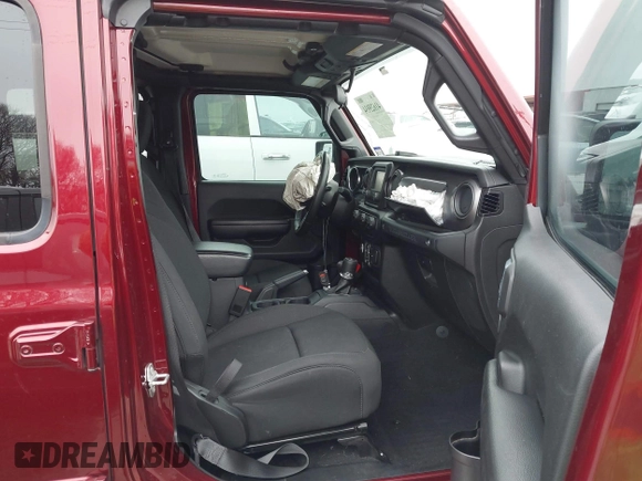 2021 Jeep Wrangler Unlimited Sport S with VIN 1C4HJXDN9MW777830, listed as a IAAI auction lot 41625934 with 42,251 mi miles and . Bid and sale history available at DreamBid. Image 5.