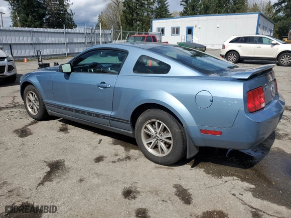 2005 Ford Mustang Deluxe with VIN 1ZVFT80N655158880, listed as a Copart auction lot 52186875 with 181,704 mi miles and Clean Title. Bid and sale history available at carsss.com. Image 2.