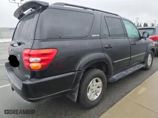 2002 Toyota Sequoia Limited with VIN 5TDZT38A62S103663, listed as a Copart auction lot 48829715 with 319,624 mi miles and Clean Title. Bid and sale history available at carsss.com. Image 4.