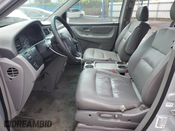 2002 Honda Odyssey EX-L with VIN 2HKRL18902H506828, listed as a Copart auction lot 53735625 with 214,446 mi miles and Salvage title. Bid and sale history available at DreamBid. Image 7.