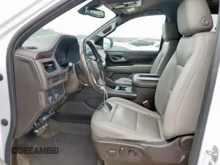 2021 Chevrolet Suburban LT with VIN 1GNSCCKD2MR265366, listed as a Copart auction lot 65439595 with 106,345 mi miles and Salvage title. Bid and sale history available at DreamBid. Image 7.