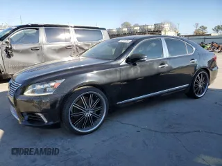 2014 Lexus LS 460 z VIN JTHBL5EF0E5130783, wystawiony jako Copart lot #41615705 z przebiegiem 143 824 mil mil oraz Szkoda całkowita • Salvage title. Historia ofert i sprzedaży dostępna na DreamBid. Obrazek 1.