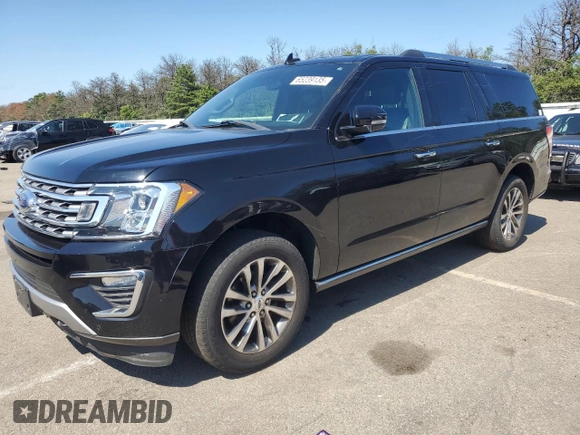 2018 Ford Expedition Max Limited z VIN 1FMJK2AT3JEA41256, wystawiony jako Copart lot #65239135 z przebiegiem 44 489 mil mil oraz Szkoda całkowita • Salvage title. Historia ofert i sprzedaży dostępna na DreamBid. Obrazek 1.