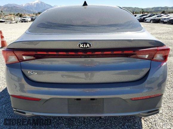 2021 Kia K5 LX with VIN 5XXG24J24MG028209, listed as a Copart auction lot 49917675 with 87,726 mi miles and Salvage Title. Bid and sale history available at carsss.com. Image 6.