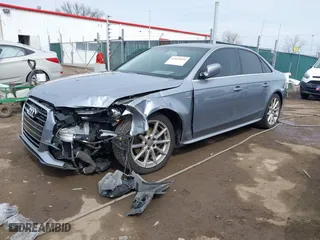 2015 Audi A4 Premium Plus with VIN WAUFFAFLXFN033757, listed as a IAAI auction lot 41854855 with 91,609 mi miles. Bid and sale history available at carsss.com. Image 17.