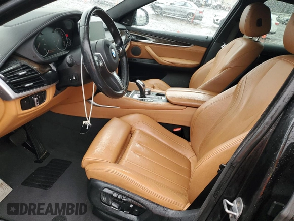 2019 BMW X6 xDrive35i with VIN 5UXKU2C56K0Z65348, listed as a Copart auction lot 40125783 with 48,719 mi miles. Bid and sale history available at carsss.com. Image 7.