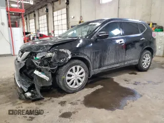 2014 Nissan Rogue S with VIN 5N1AT2MV5EC856022, listed as a Copart auction lot 44601055 with 95,637 mi miles and Salvage Title. Bid and sale history available at carsss.com. Image 1.