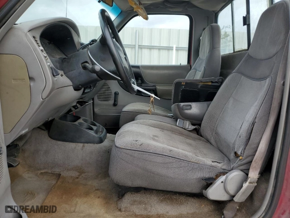 1995 Ford Ranger Splash with VIN 1FTCR10A9SUC00159, listed as a Copart auction lot 88909235 with 133,184 mi miles and Salvage Title. Bid and sale history available at carsss.com. Image 7.