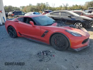 2019 Chevrolet Corvette Grand Sport 1LT z VIN 1G1YV2D71K5124056, wystawiony jako Copart lot #87246884 z przebiegiem Nie podano mil oraz Szkoda całkowita • Salvage title. Historia ofert i sprzedaży dostępna na DreamBid. Obrazek 4.